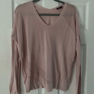 Express pink sweater